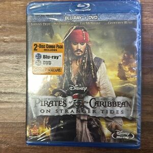 Pirates Of The Caribbean: On Stranger Tides blu ray and dvd sealed